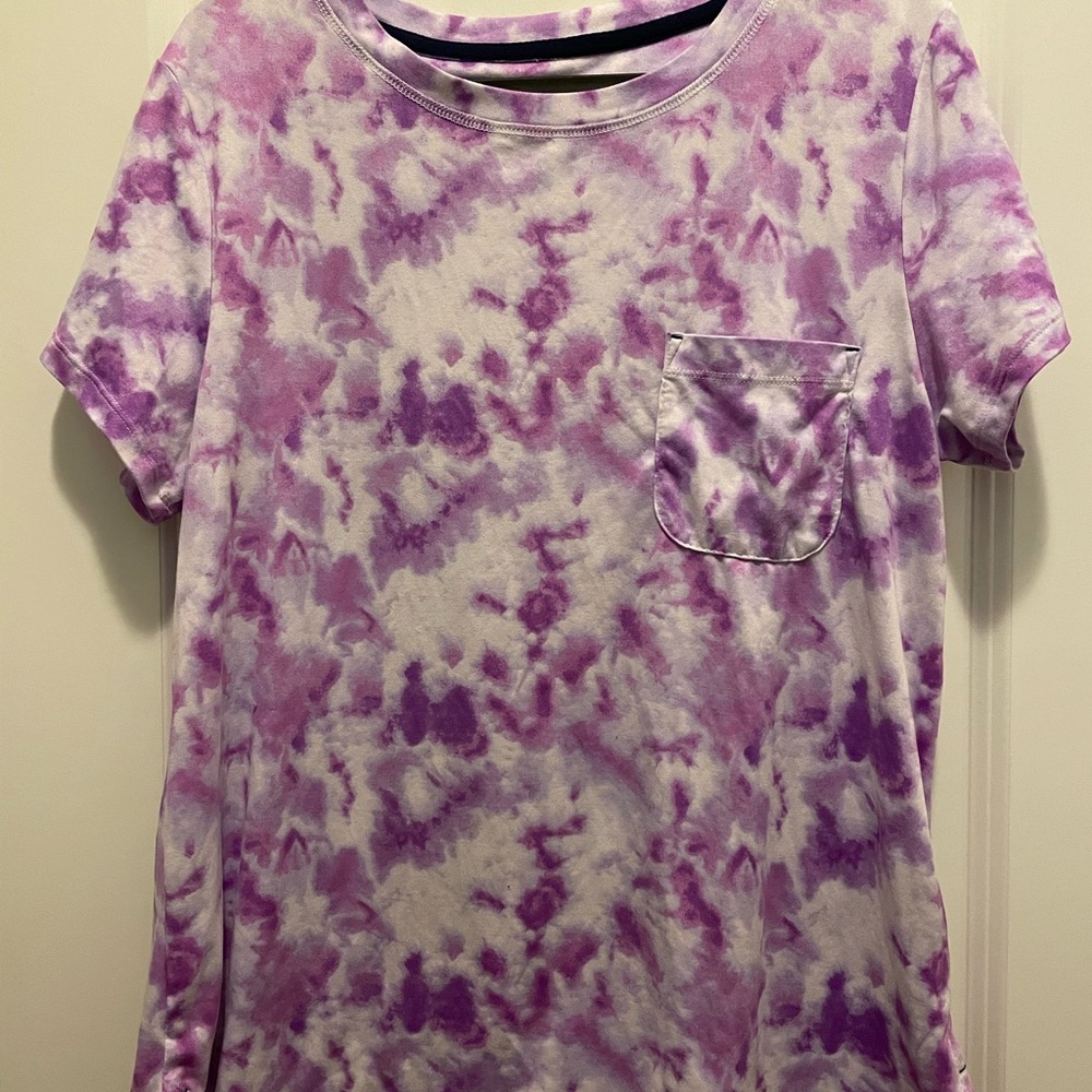 Jane and Bleecker Lavender Tie-Dye Tee